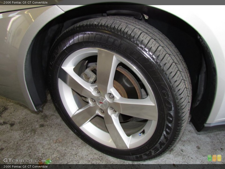 2006 Pontiac G6 GT Convertible Wheel and Tire Photo #50446118