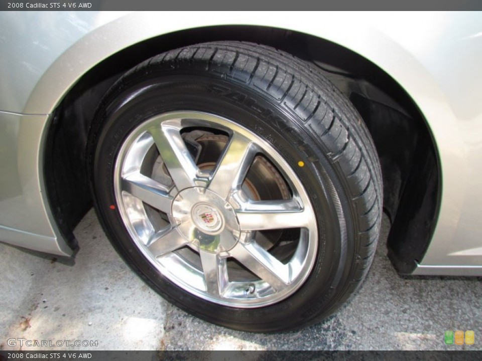 2008 Cadillac STS 4 V6 AWD Wheel and Tire Photo #50446775