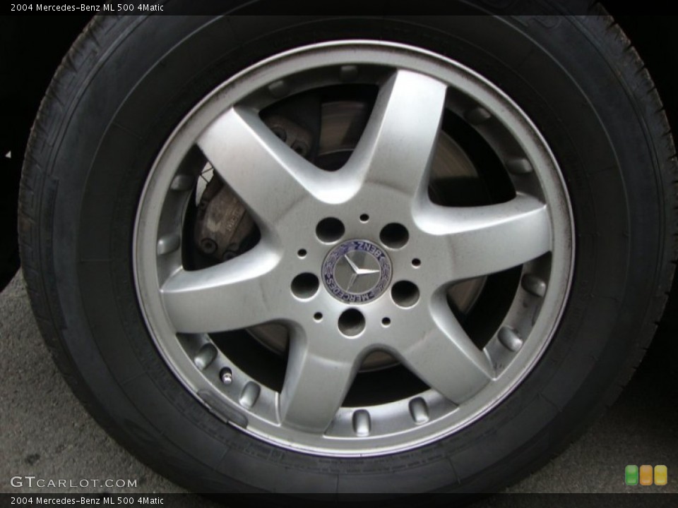 2004 Mercedes-Benz ML 500 4Matic Wheel and Tire Photo #50448971