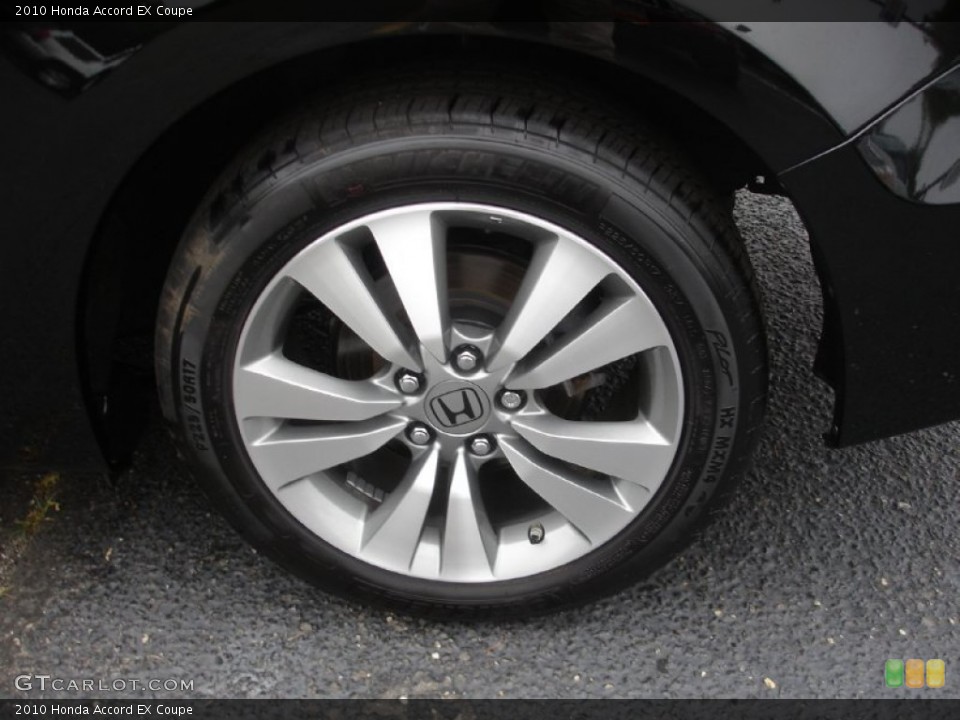 2010 Honda Accord EX Coupe Wheel and Tire Photo #50450193