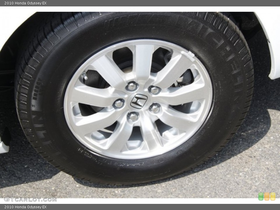 2010 Honda Odyssey EX Wheel and Tire Photo #50450978