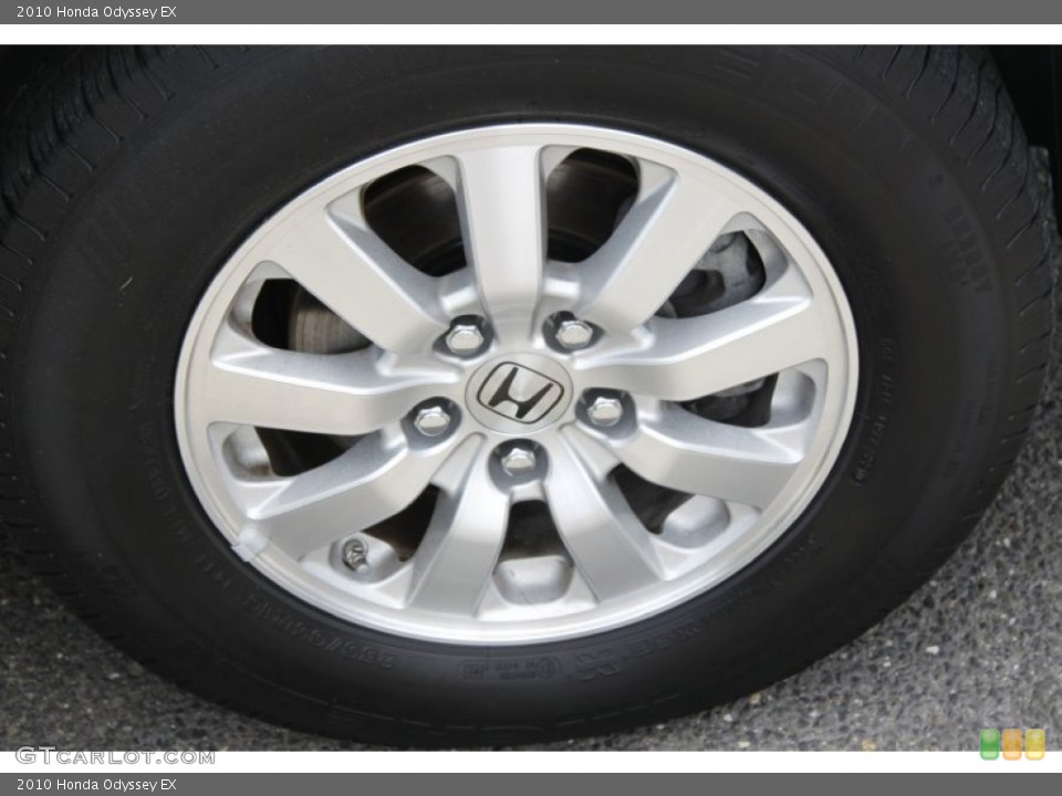 2010 Honda Odyssey EX Wheel and Tire Photo #50451026