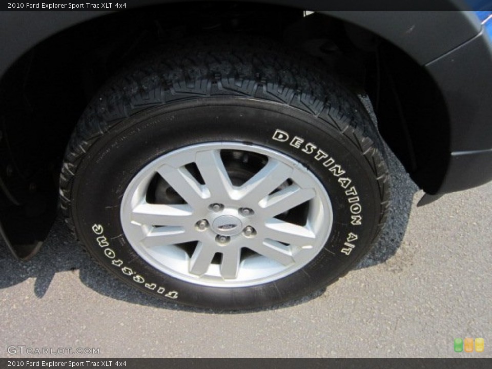 2010 Ford Explorer Sport Trac XLT 4x4 Wheel and Tire Photo #50455520