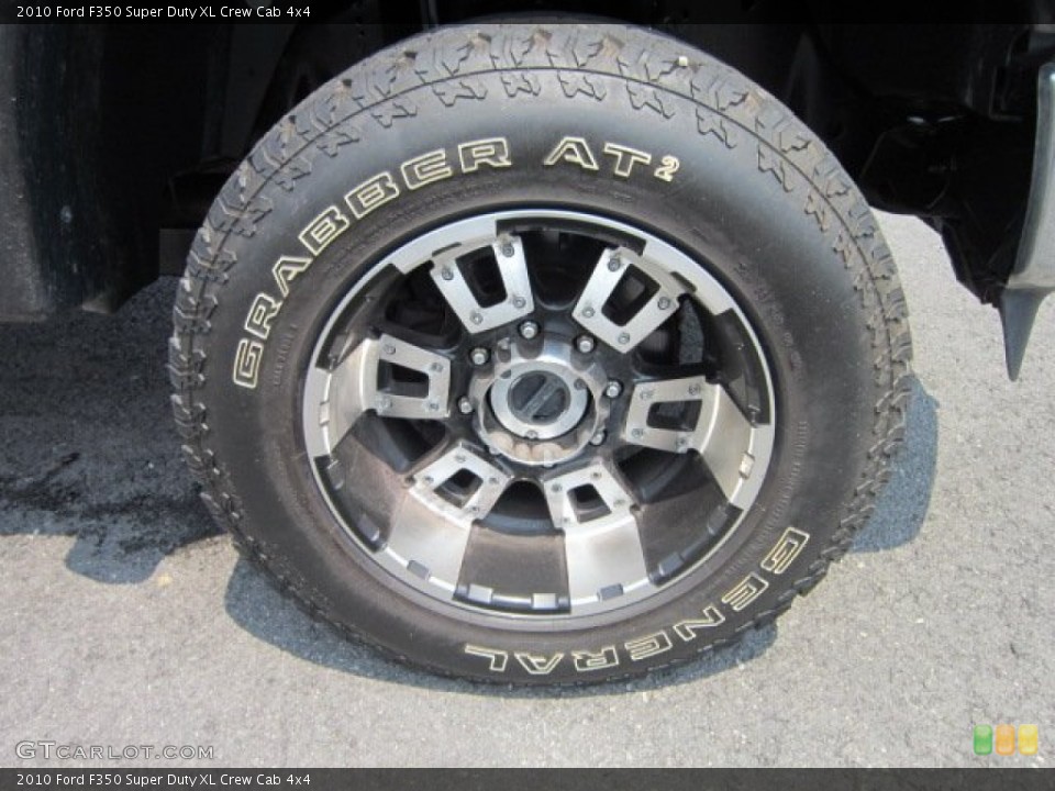 2010 Ford F350 Super Duty Custom Wheel and Tire Photo #50455799