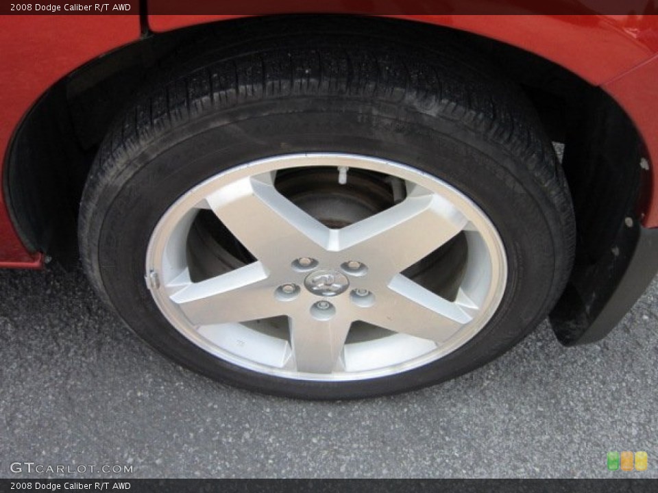 2008 Dodge Caliber R/T AWD Wheel and Tire Photo #50456090