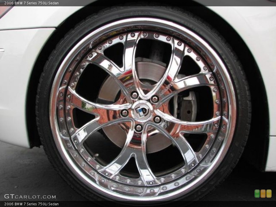 2006 BMW 7 Series Custom Wheel and Tire Photo #50457401