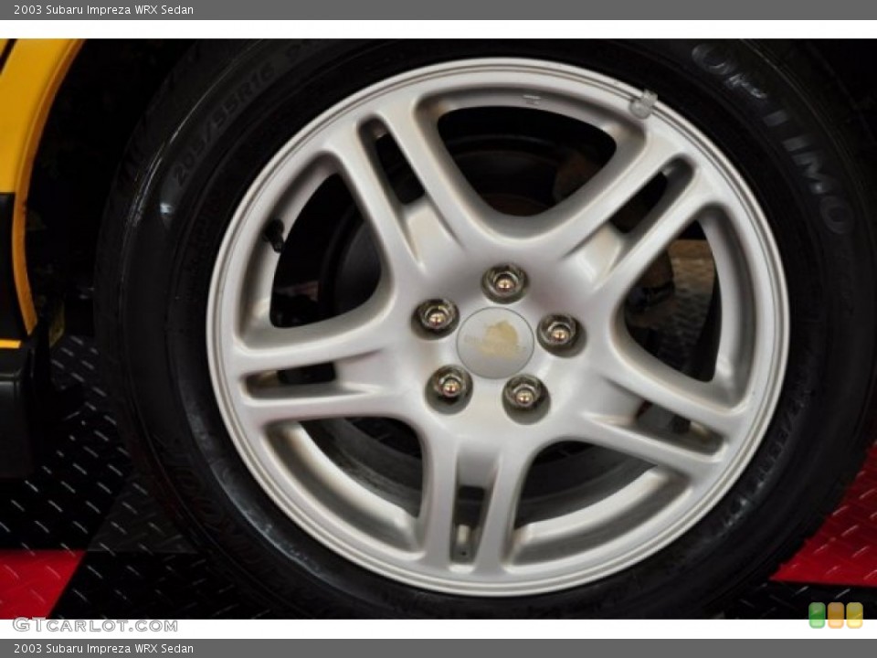 2003 Subaru Impreza WRX Sedan Wheel and Tire Photo #50461637