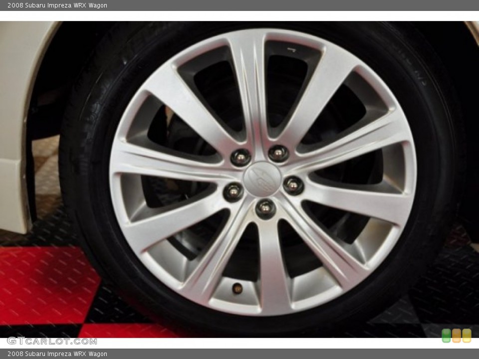 2008 Subaru Impreza WRX Wagon Wheel and Tire Photo #50461958