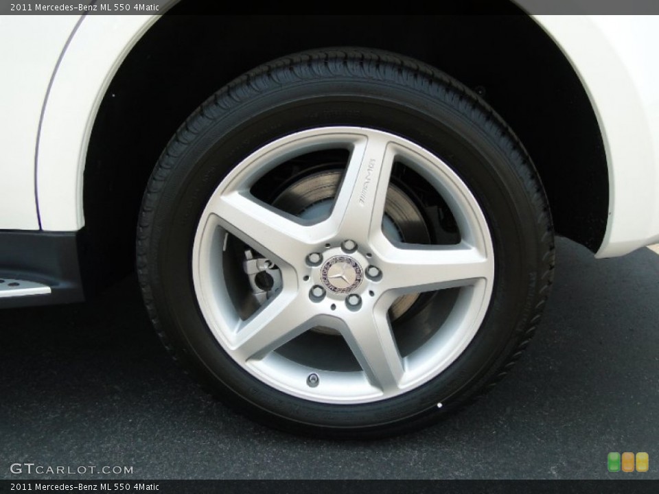 2011 Mercedes-Benz ML 550 4Matic Wheel and Tire Photo #50465048