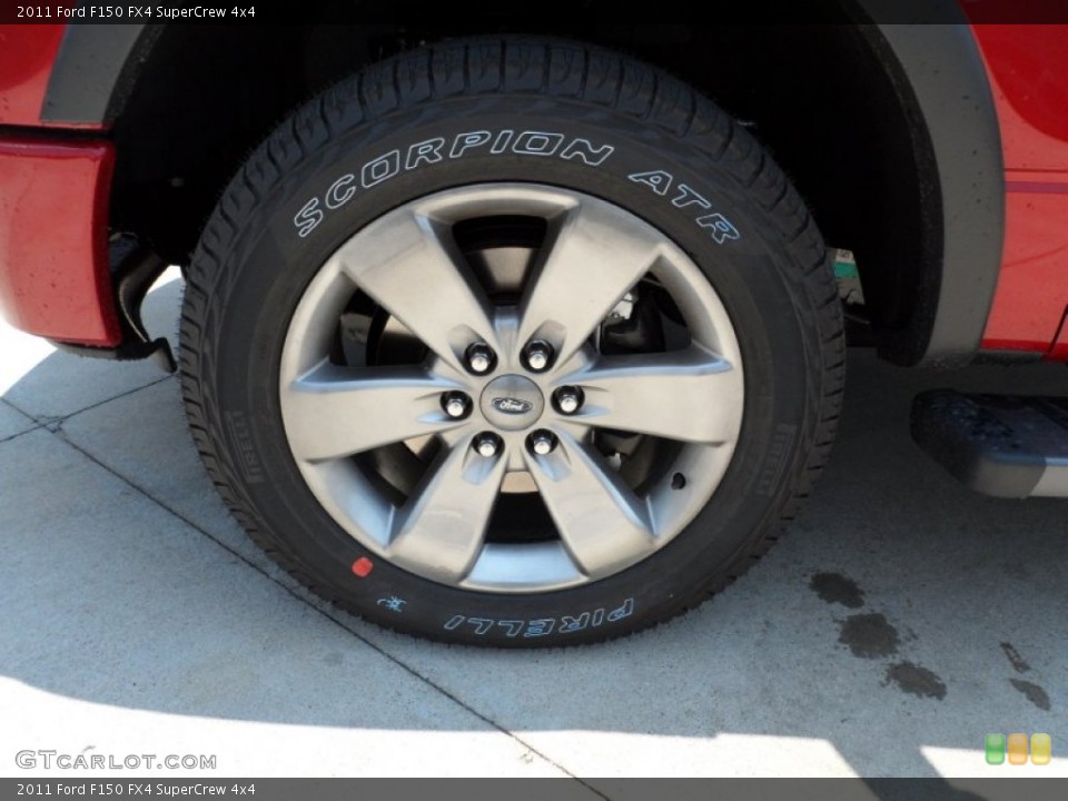 2011 Ford F150 FX4 SuperCrew 4x4 Wheel and Tire Photo #50466793