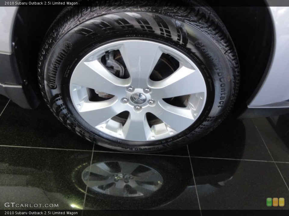 2010 Subaru Outback 2.5i Limited Wagon Wheel and Tire Photo #50469070