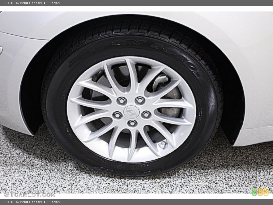 2010 Hyundai Genesis 3.8 Sedan Wheel and Tire Photo #50469696