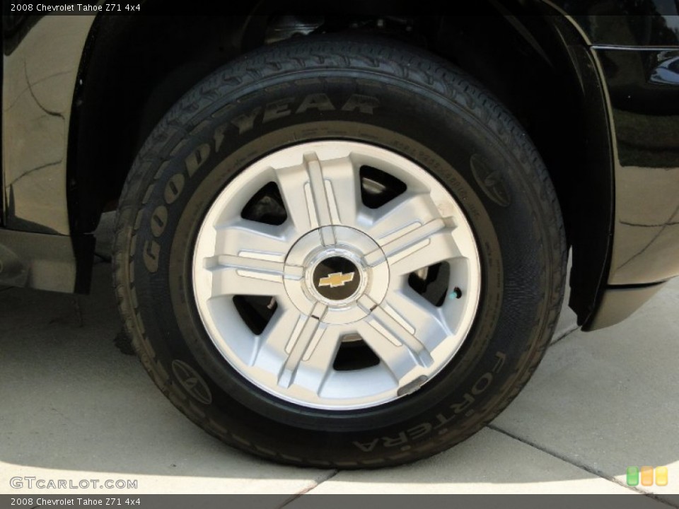 2008 Chevrolet Tahoe Z71 4x4 Wheel and Tire Photo #50470780