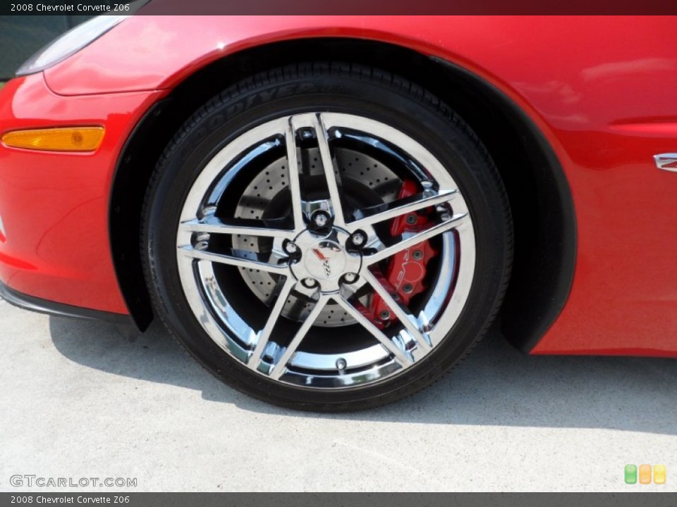2008 Chevrolet Corvette Z06 Wheel and Tire Photo #50473465