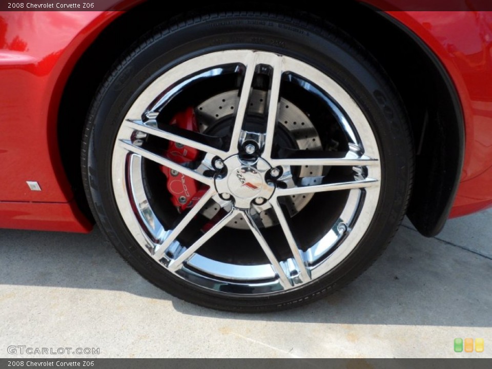2008 Chevrolet Corvette Z06 Wheel and Tire Photo #50473480