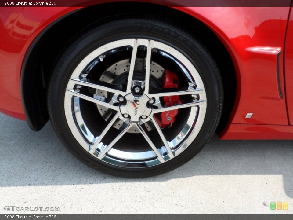 2008 Chevrolet Corvette Z06 Wheel and Tire Photo #50473498