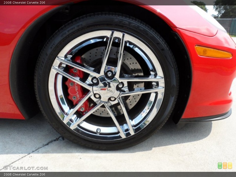 2008 Chevrolet Corvette Z06 Wheel and Tire Photo #50473511