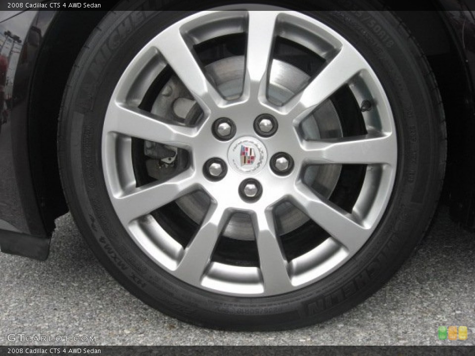 2008 Cadillac CTS 4 AWD Sedan Wheel and Tire Photo #50473687