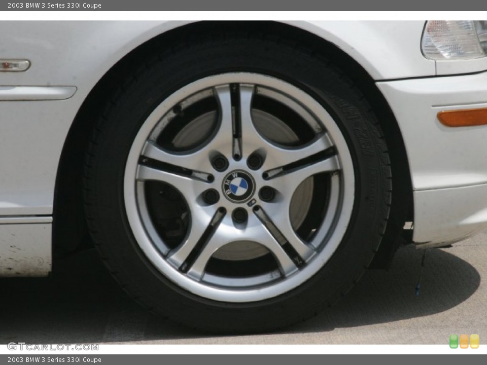 2003 BMW 3 Series 330i Coupe Wheel and Tire Photo #50473804
