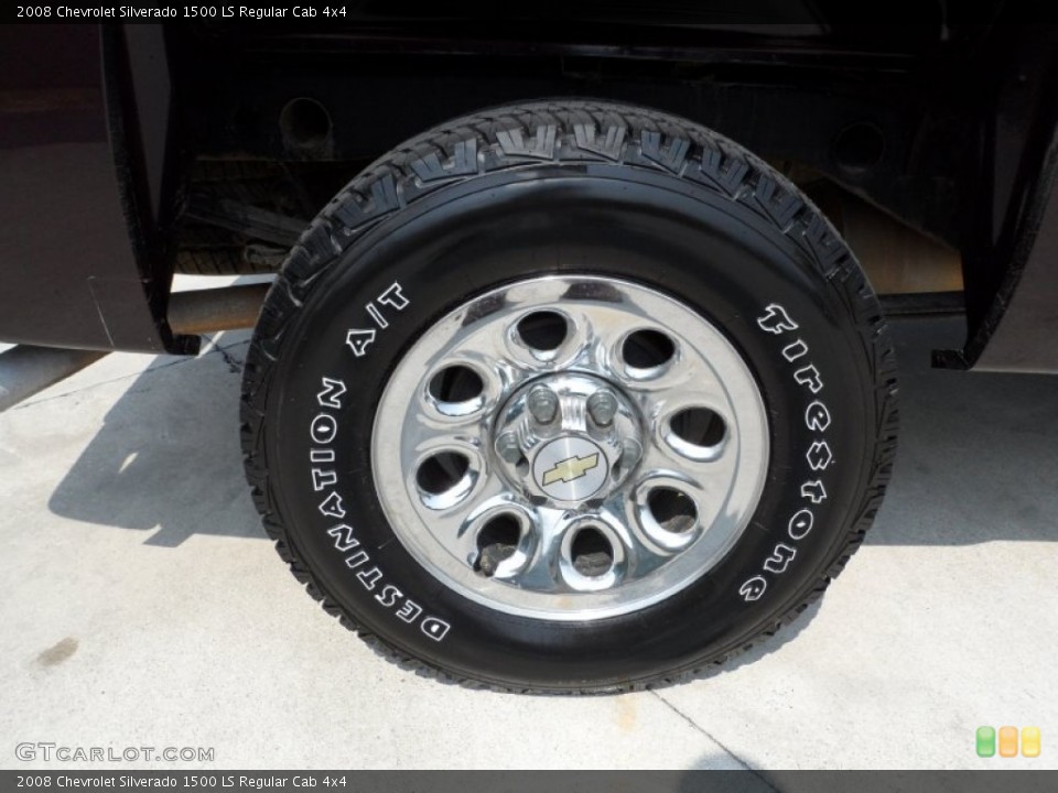 2008 Chevrolet Silverado 1500 LS Regular Cab 4x4 Wheel and Tire Photo #50474224