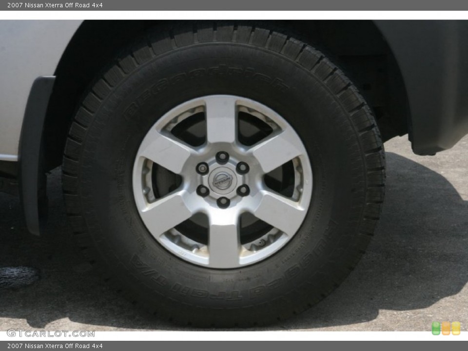 2007 Nissan Xterra Off Road 4x4 Wheel and Tire Photo #50478388