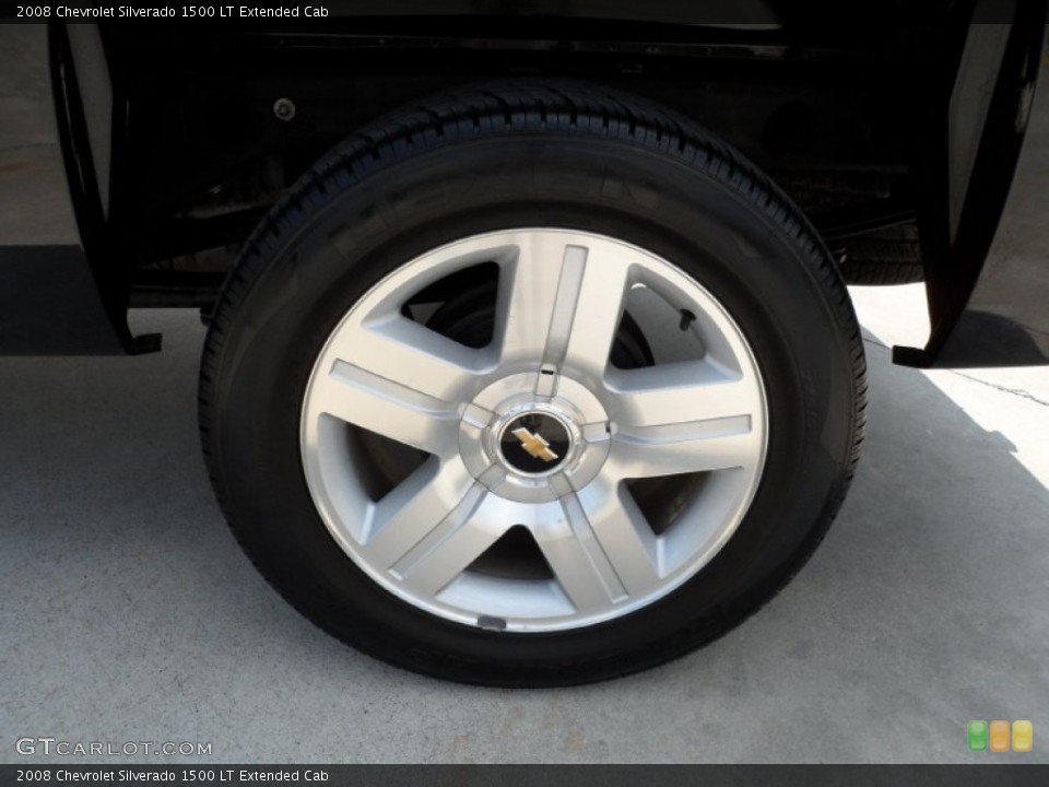 2008 Chevrolet Silverado 1500 LT Extended Cab Wheel and Tire Photo #50479150