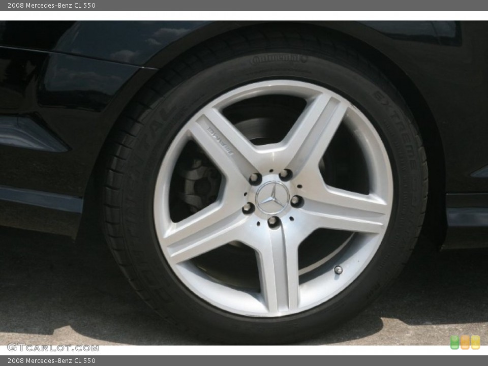 2008 Mercedes-Benz CL 550 Wheel and Tire Photo #50479534
