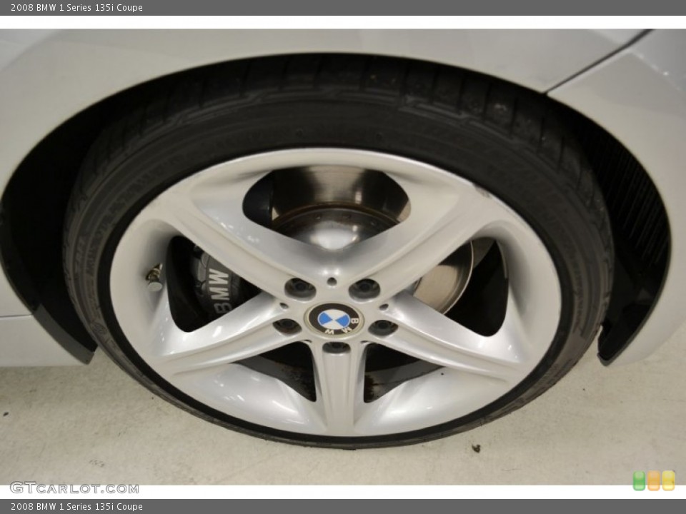 2008 BMW 1 Series 135i Coupe Wheel and Tire Photo #50480767
