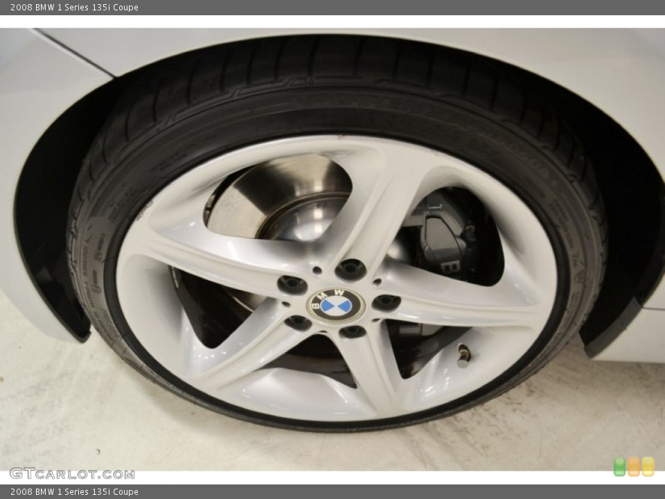 2008 BMW 1 Series 135i Coupe Wheel and Tire Photo #50480881