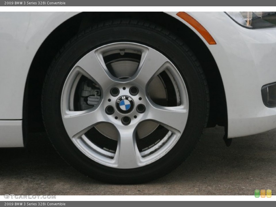 2009 BMW 3 Series 328i Convertible Wheel and Tire Photo #50481145