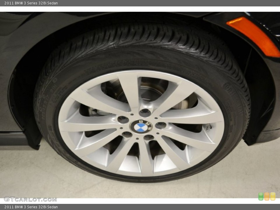2011 BMW 3 Series 328i Sedan Wheel and Tire Photo #50481583