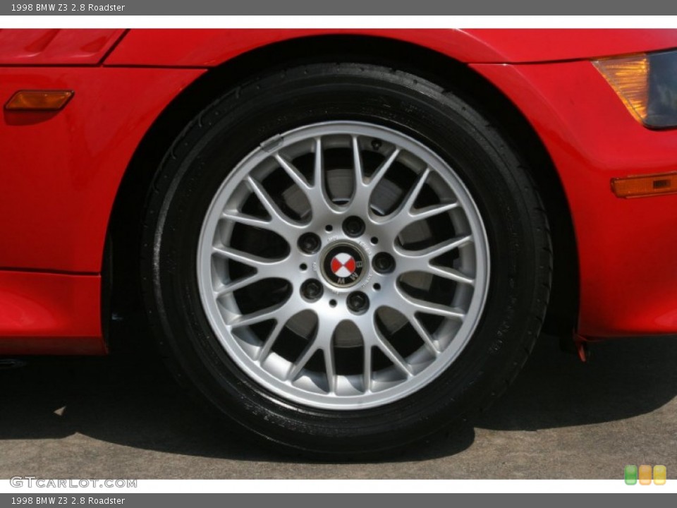 1998 BMW Z3 2.8 Roadster Wheel and Tire Photo #50482246
