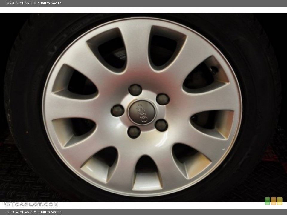 1999 Audi A6 2.8 quattro Sedan Wheel and Tire Photo #50483254