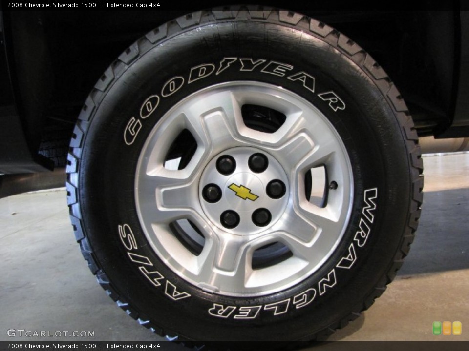 2008 Chevrolet Silverado 1500 LT Extended Cab 4x4 Wheel and Tire Photo #50487577