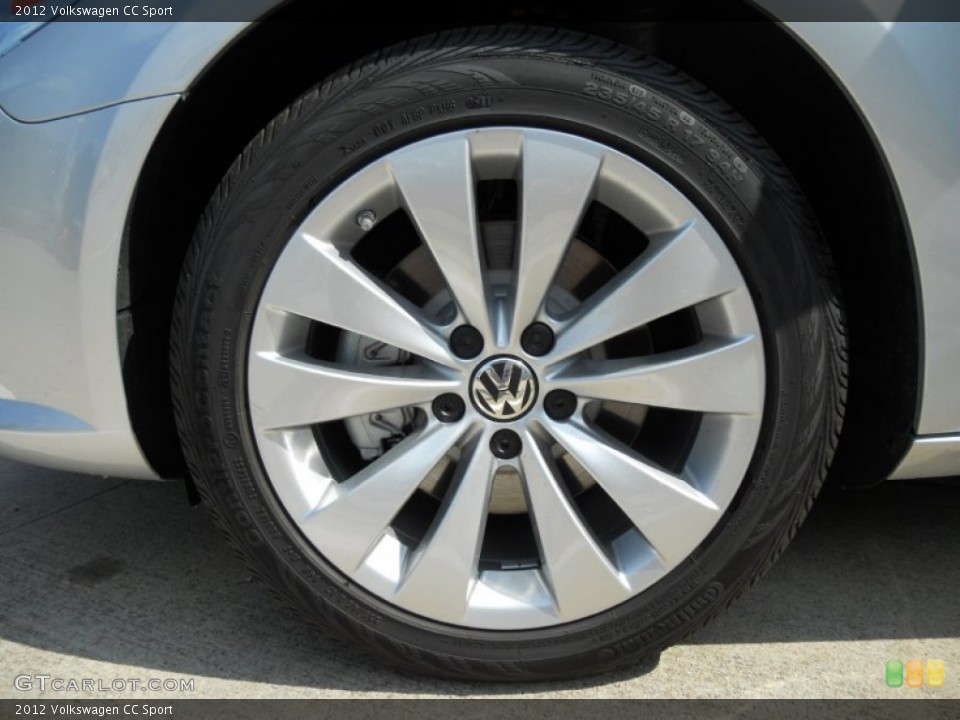 2012 Volkswagen CC Sport Wheel and Tire Photo #50488693