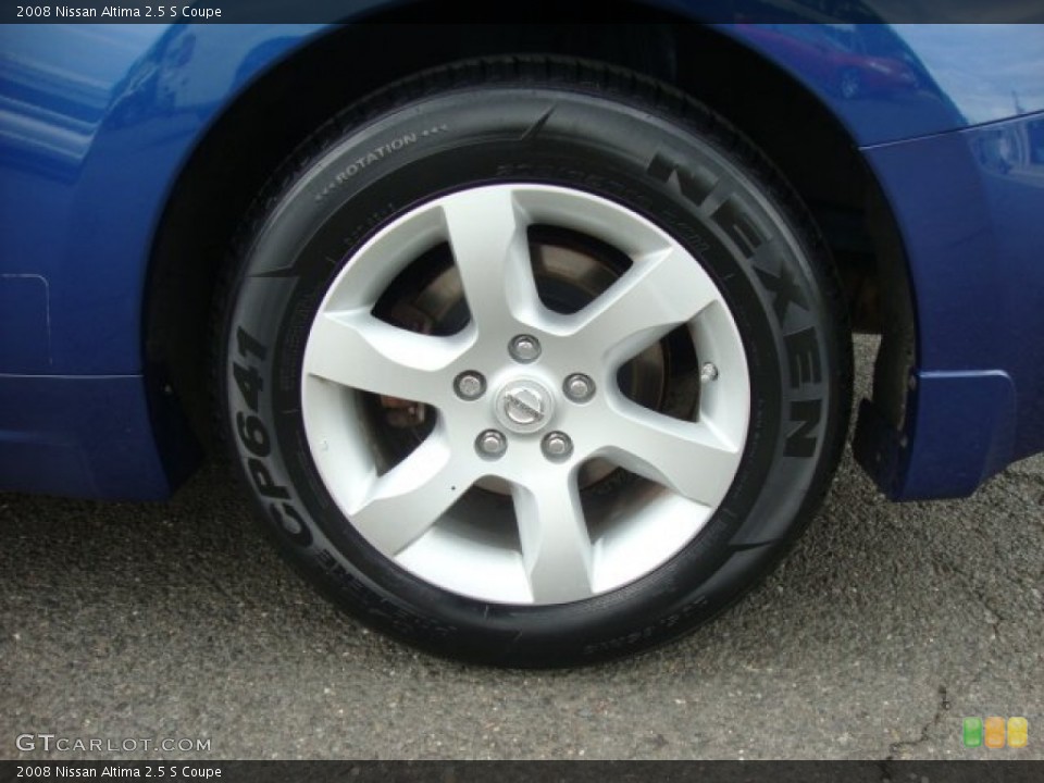 2008 Nissan Altima 2.5 S Coupe Wheel and Tire Photo #50489800