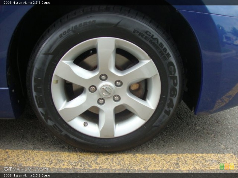 2008 Nissan Altima 2.5 S Coupe Wheel and Tire Photo #50489815