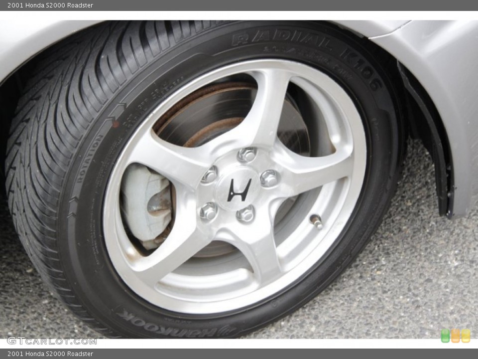 2001 Honda S2000 Roadster Wheel and Tire Photo #50490786