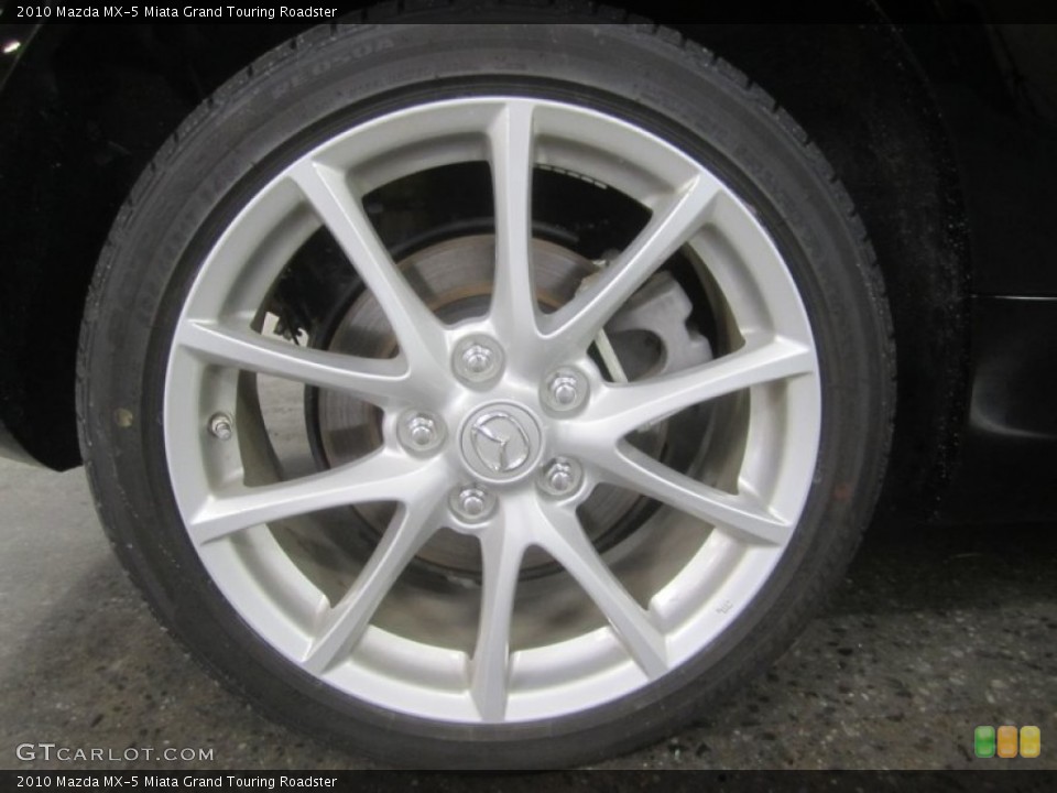 2010 Mazda MX-5 Miata Grand Touring Roadster Wheel and Tire Photo #50493049