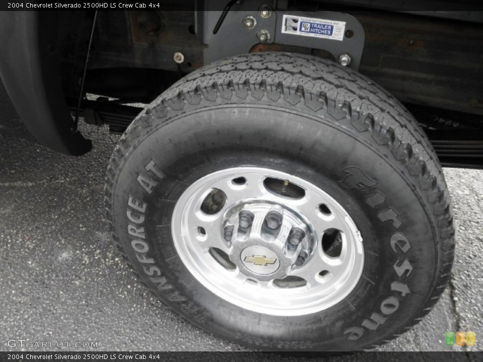 2004 Chevrolet Silverado 2500HD LS Crew Cab 4x4 Wheel and Tire Photo #50493583