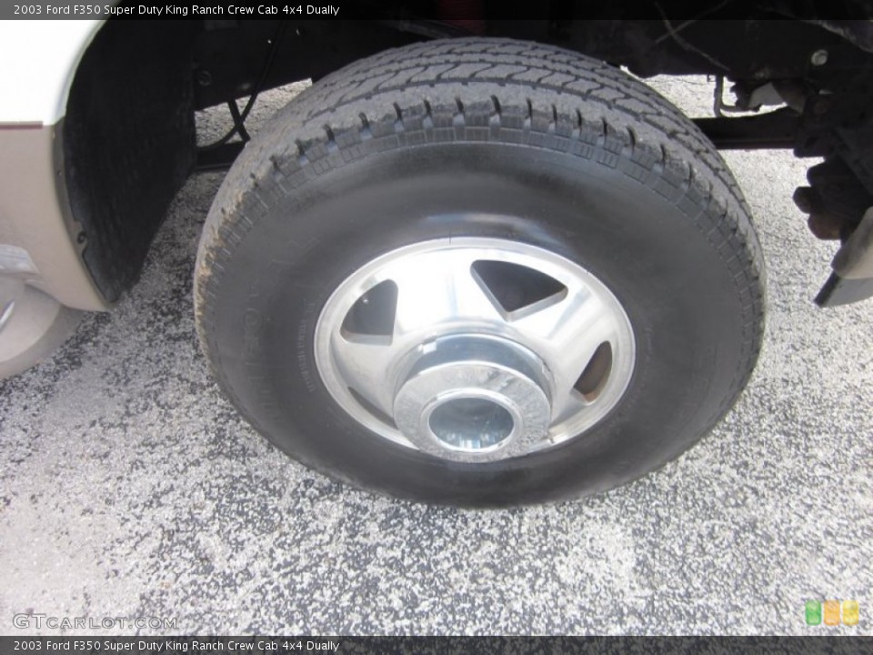 2003 Ford F350 Super Duty King Ranch Crew Cab 4x4 Dually Wheel and Tire Photo #50494339