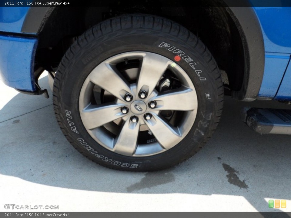 2011 Ford F150 FX4 SuperCrew 4x4 Wheel and Tire Photo #50498234