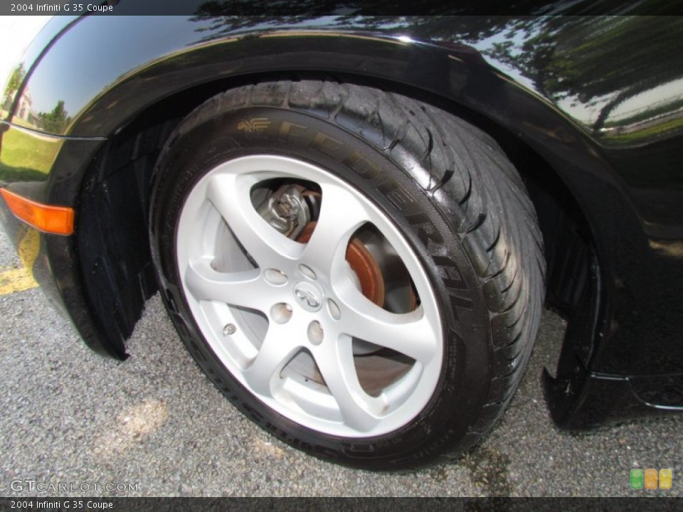 2004 Infiniti G 35 Coupe Wheel and Tire Photo #50498930
