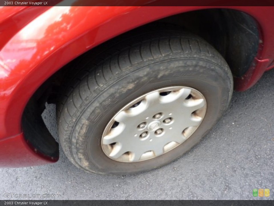 2003 Chrysler Voyager LX Wheel and Tire Photo #50504074