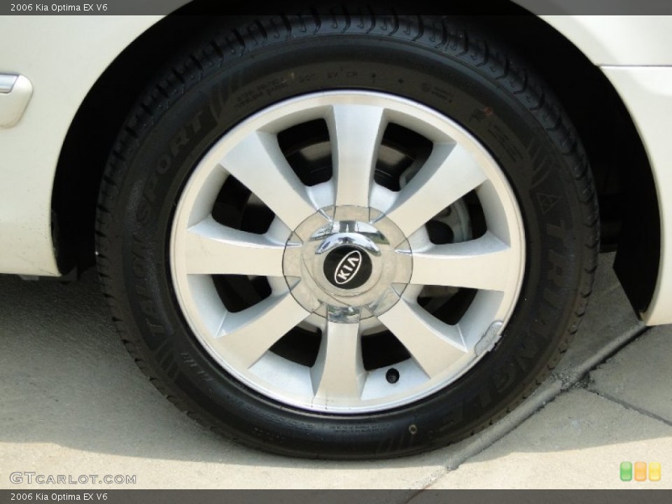 2006 Kia Optima EX V6 Wheel and Tire Photo #50506663