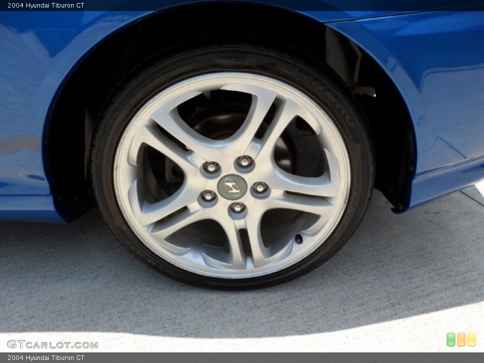 2004 Hyundai Tiburon GT Wheel and Tire Photo #50508970