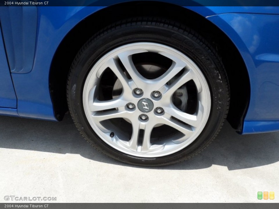 2004 Hyundai Tiburon GT Wheel and Tire Photo #50508994