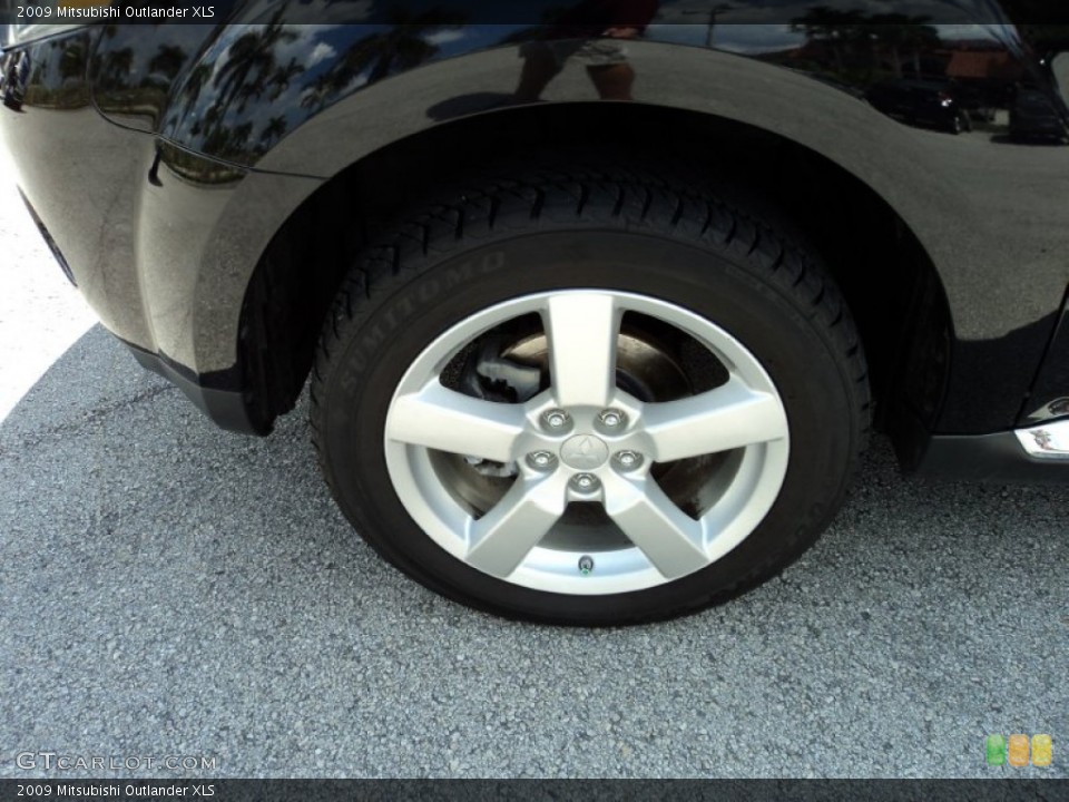 2009 Mitsubishi Outlander XLS Wheel and Tire Photo #50513008