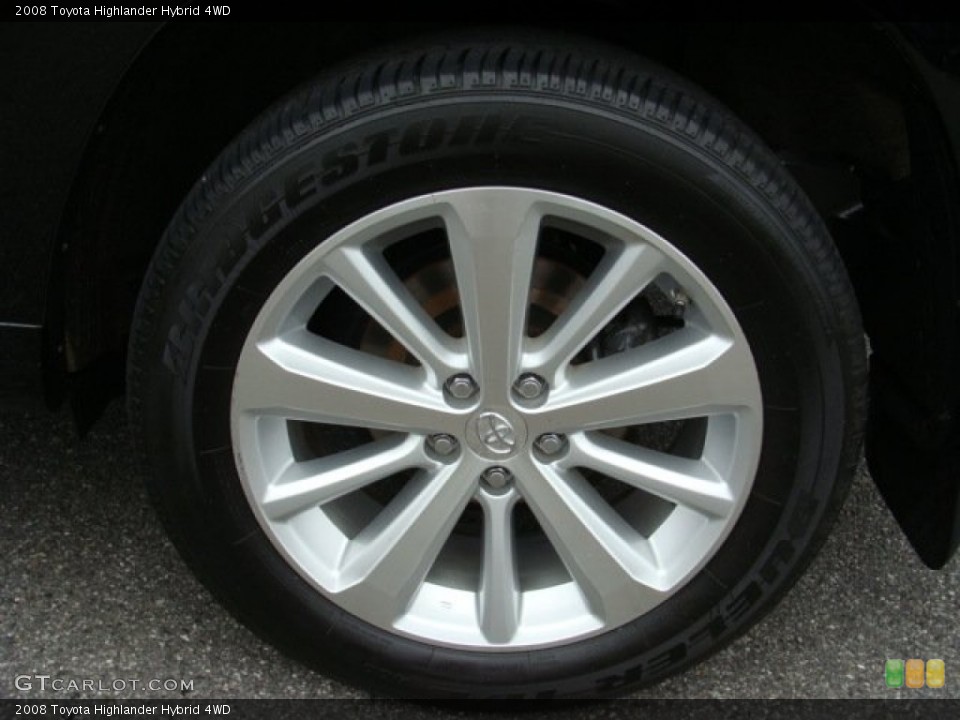2008 Toyota Highlander Hybrid 4WD Wheel and Tire Photo #50516403