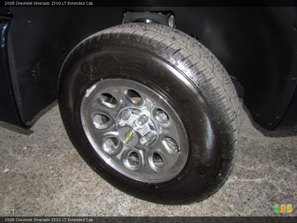 2008 Chevrolet Silverado 1500 LT Extended Cab Wheel and Tire Photo #50518240